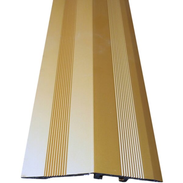 Ausgleichsprofil mit Einschlagdübel 58 mm x 10 mm Messing 900 mm