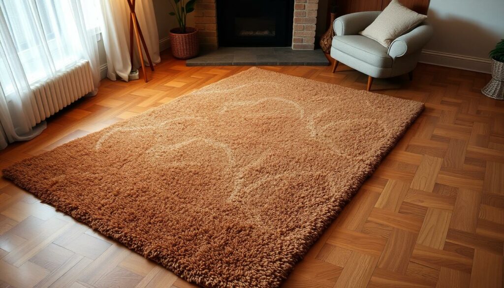 welcher teppich passt zu parkett